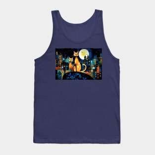 Cats on the roof Tank Top